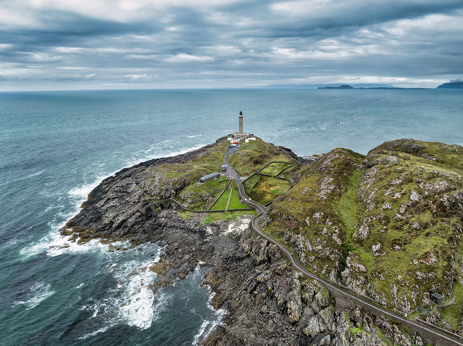 The rugged Ardnamurchan coastline reaching into the Atlantic