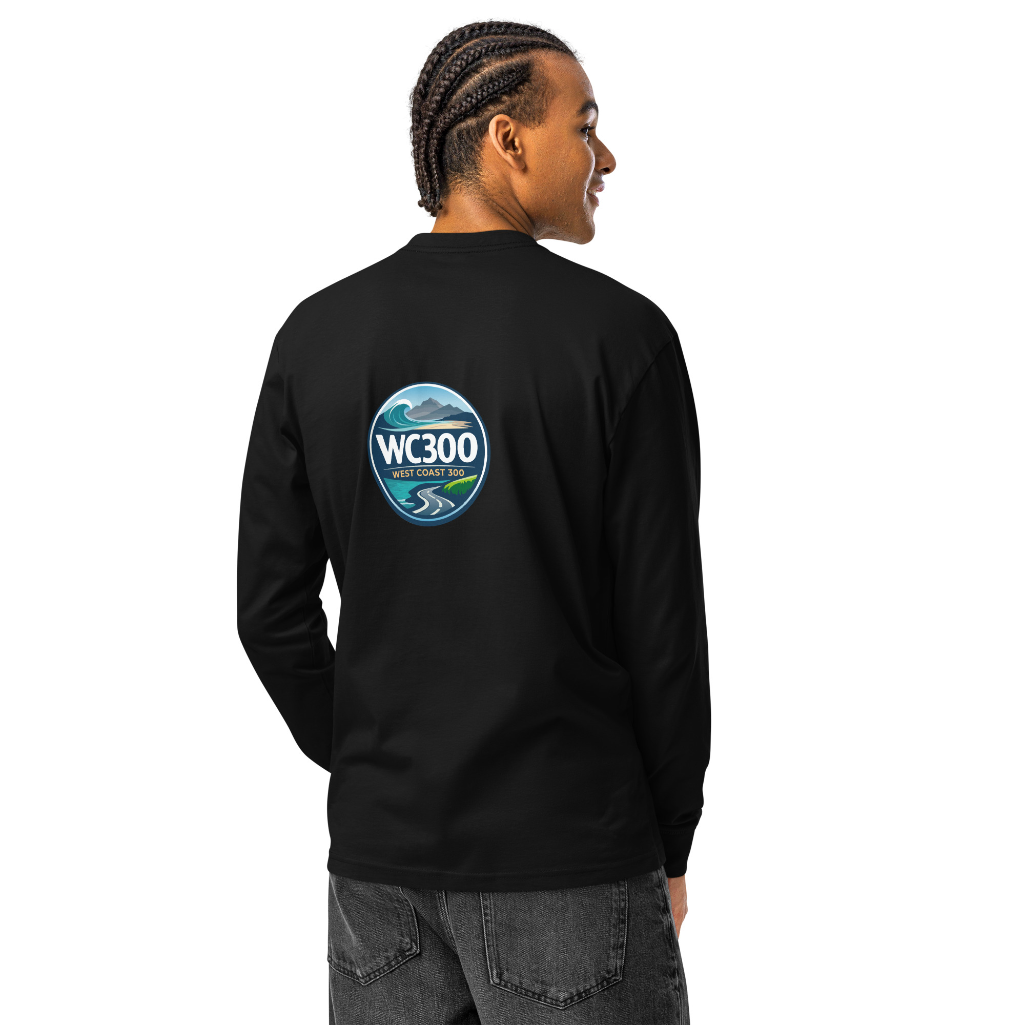 Men's heavyweight long sleeve t-shirt - Image 3