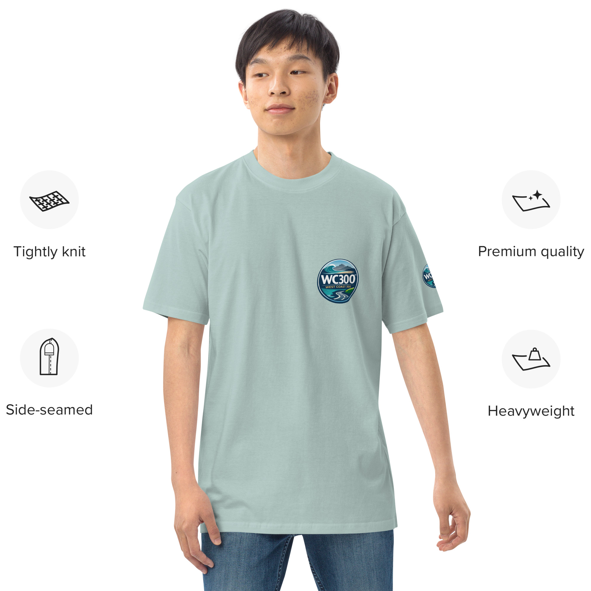 Men’s premium heavyweight tee - Image 9