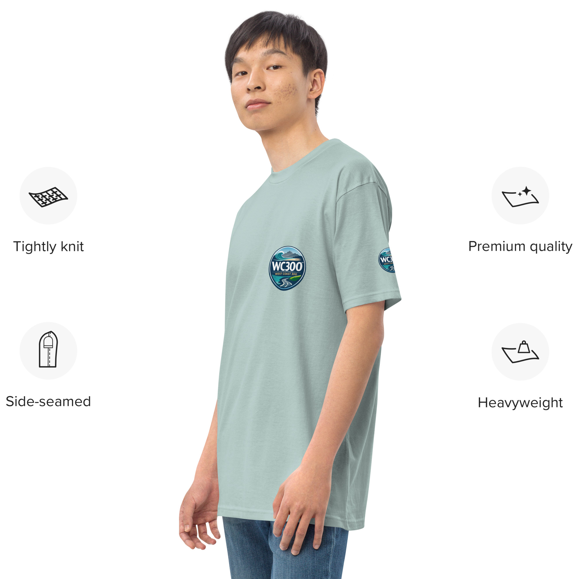 Men’s premium heavyweight tee - Image 10