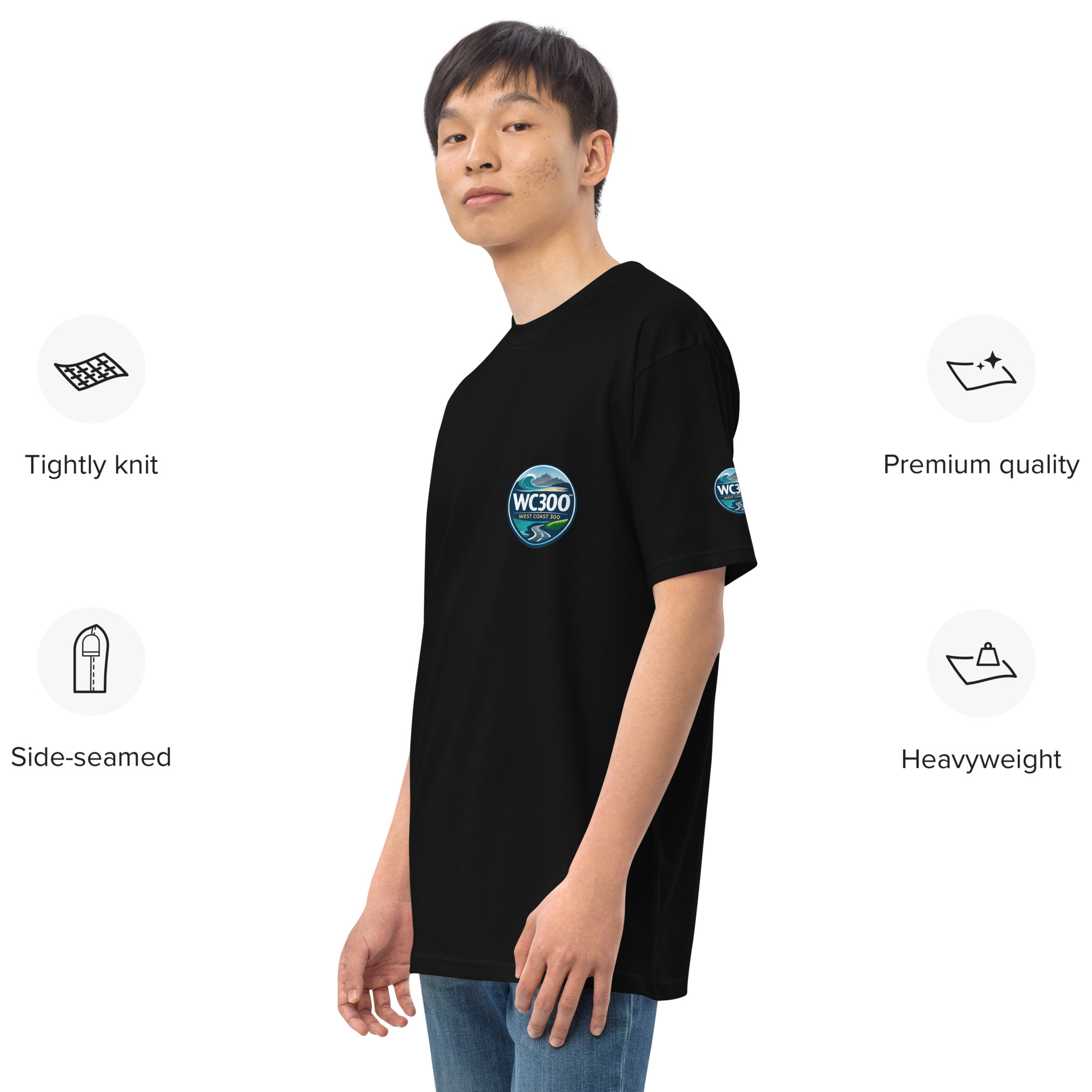 Men’s premium heavyweight tee - Image 2