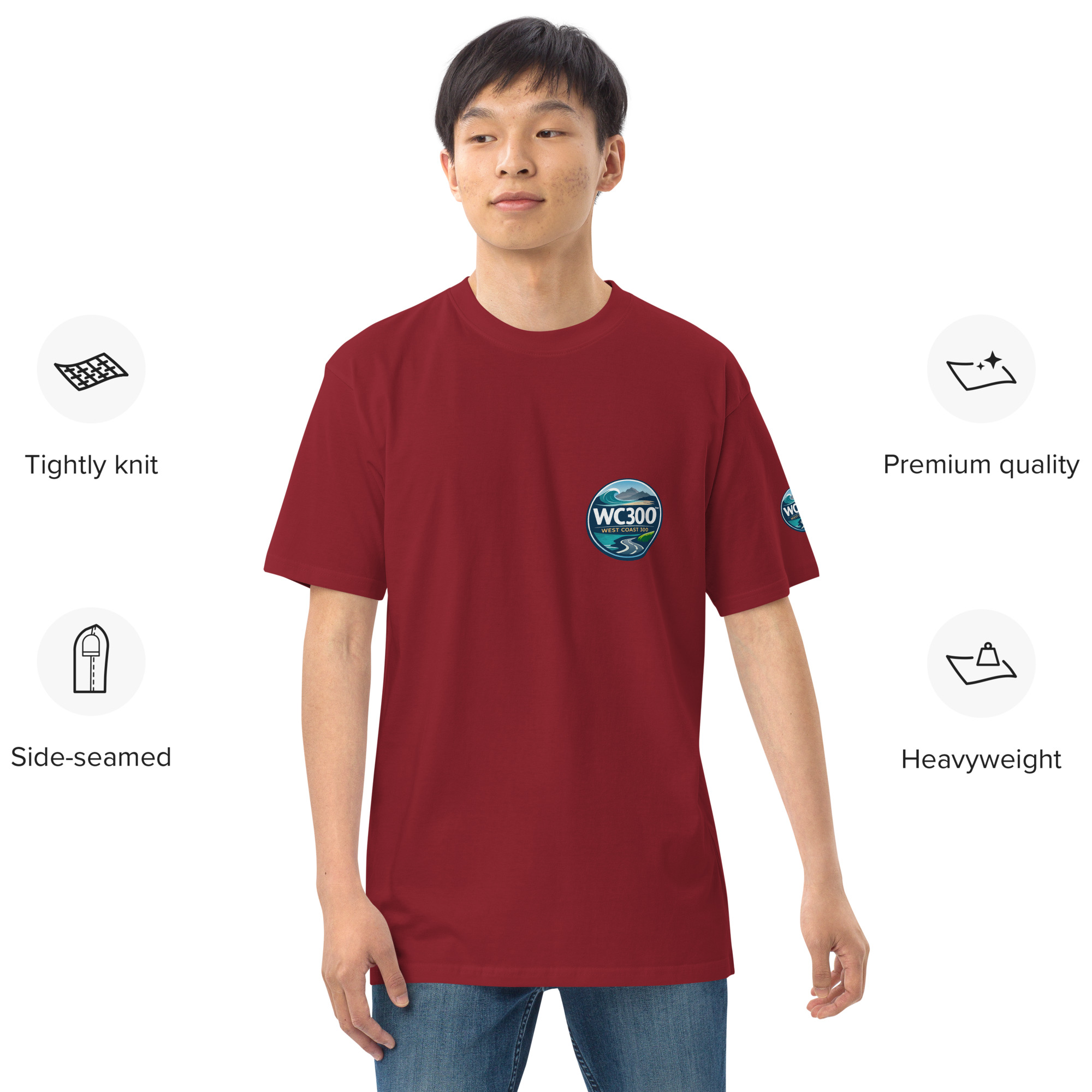 Men’s premium heavyweight tee - Image 5