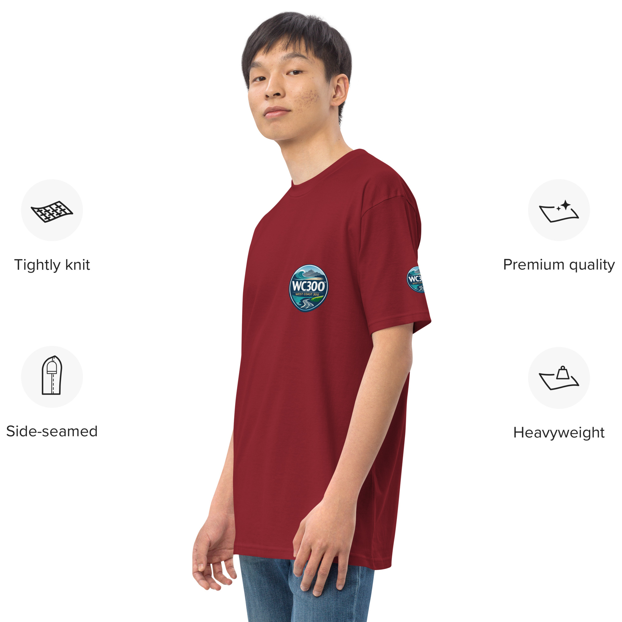 Men’s premium heavyweight tee - Image 6