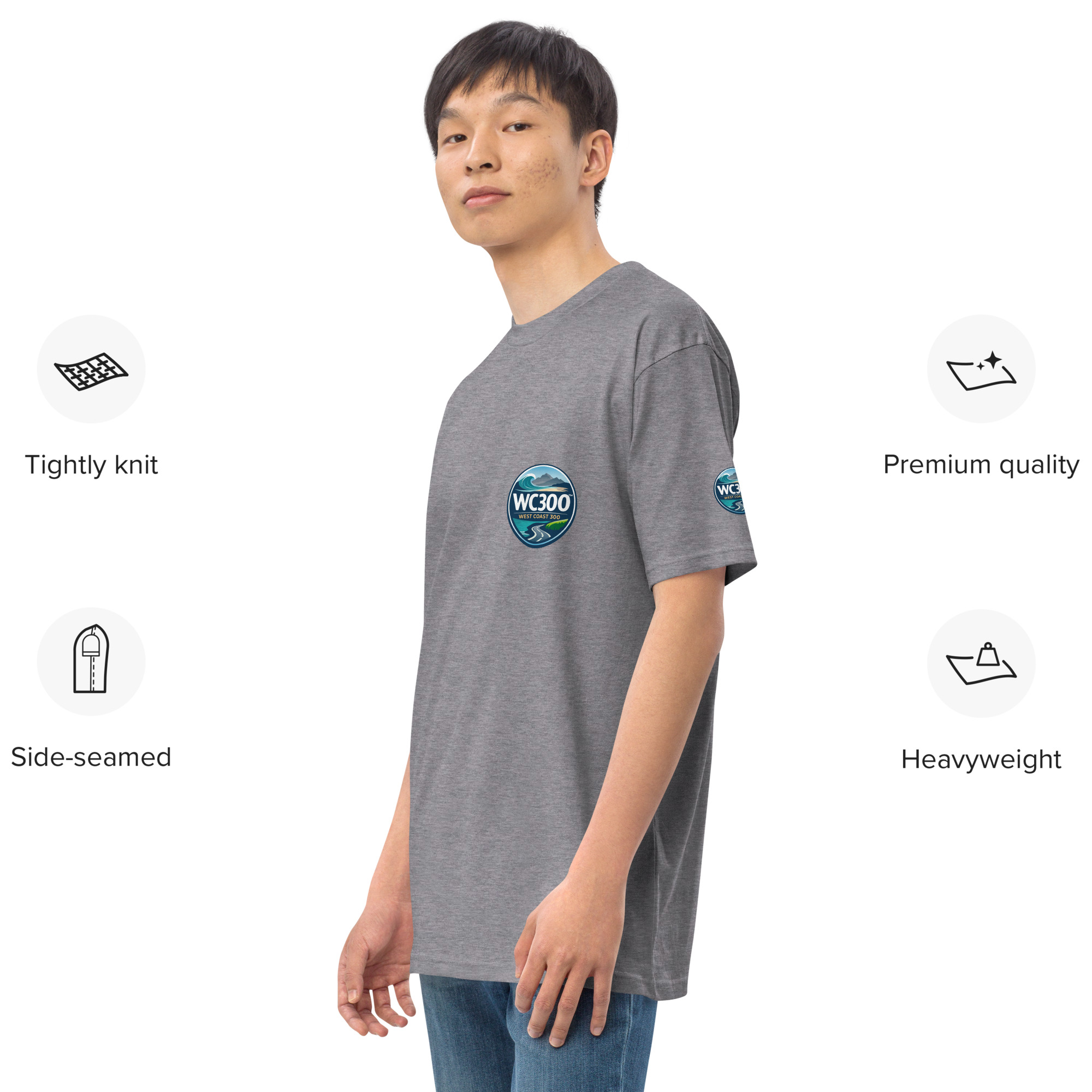 Men’s premium heavyweight tee - Image 8