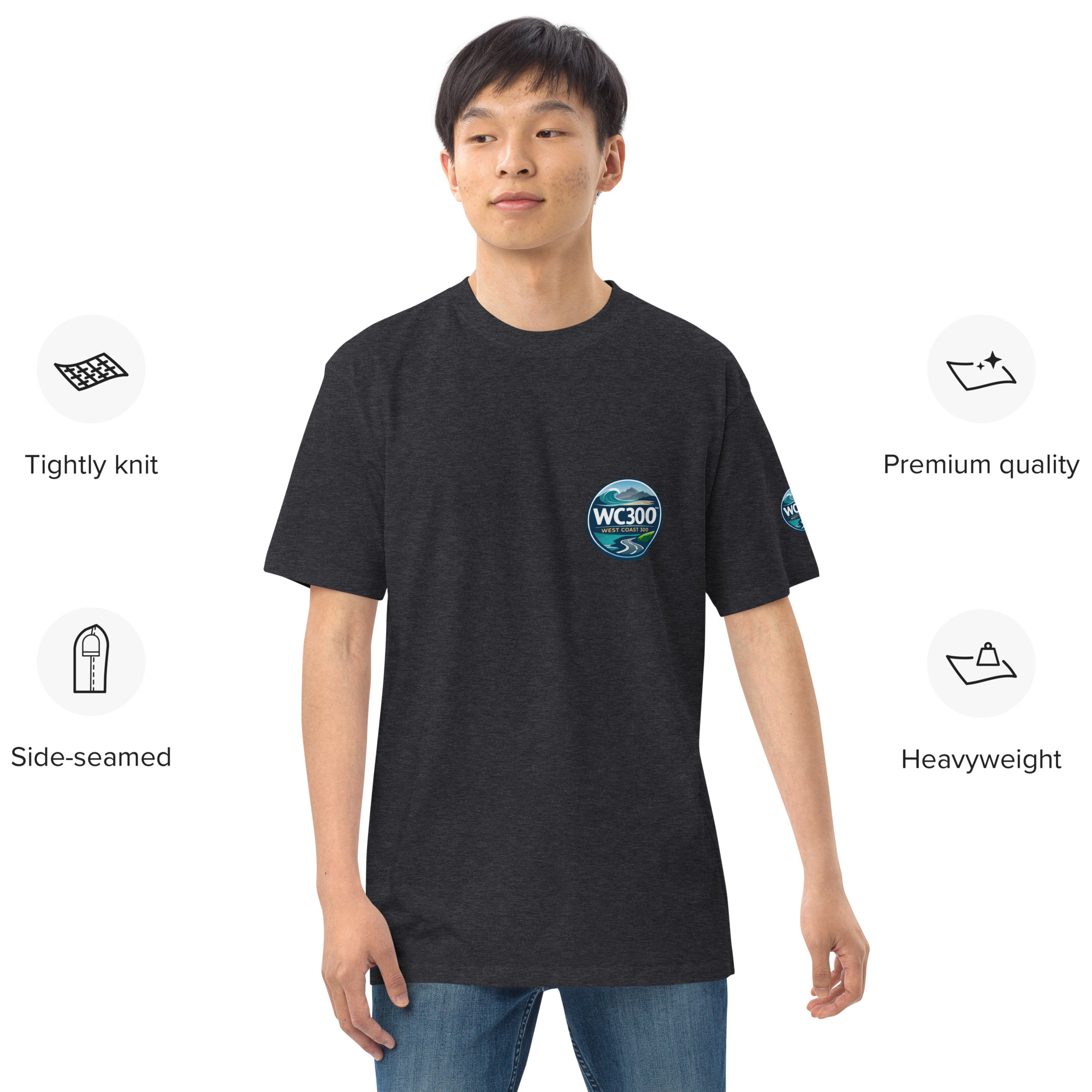 Men’s premium heavyweight tee - Image 3