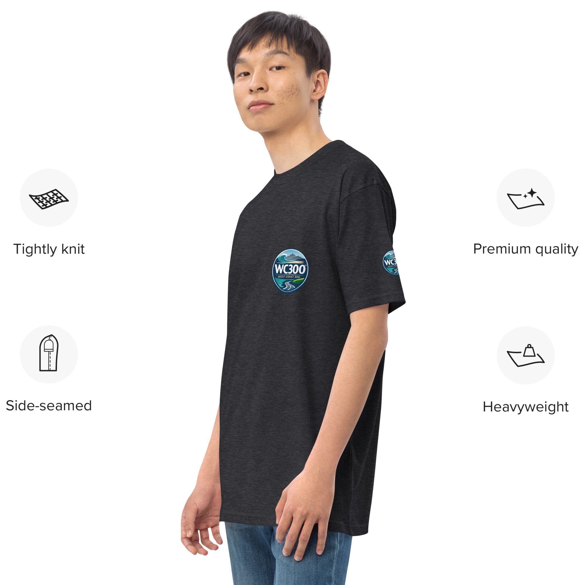Men’s premium heavyweight tee - Image 4