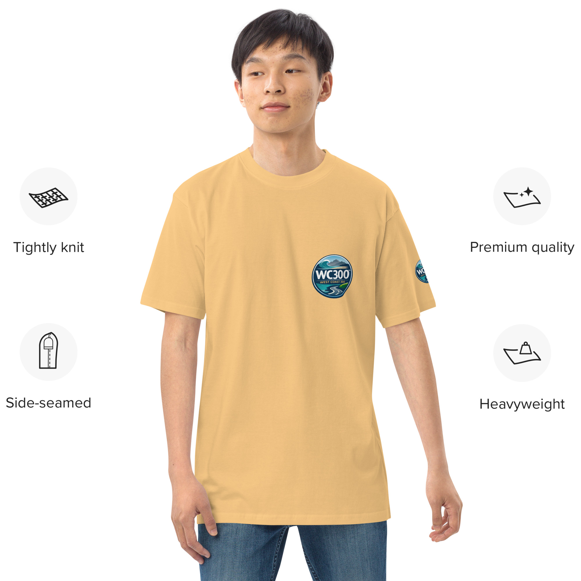 Men’s premium heavyweight tee - Image 11