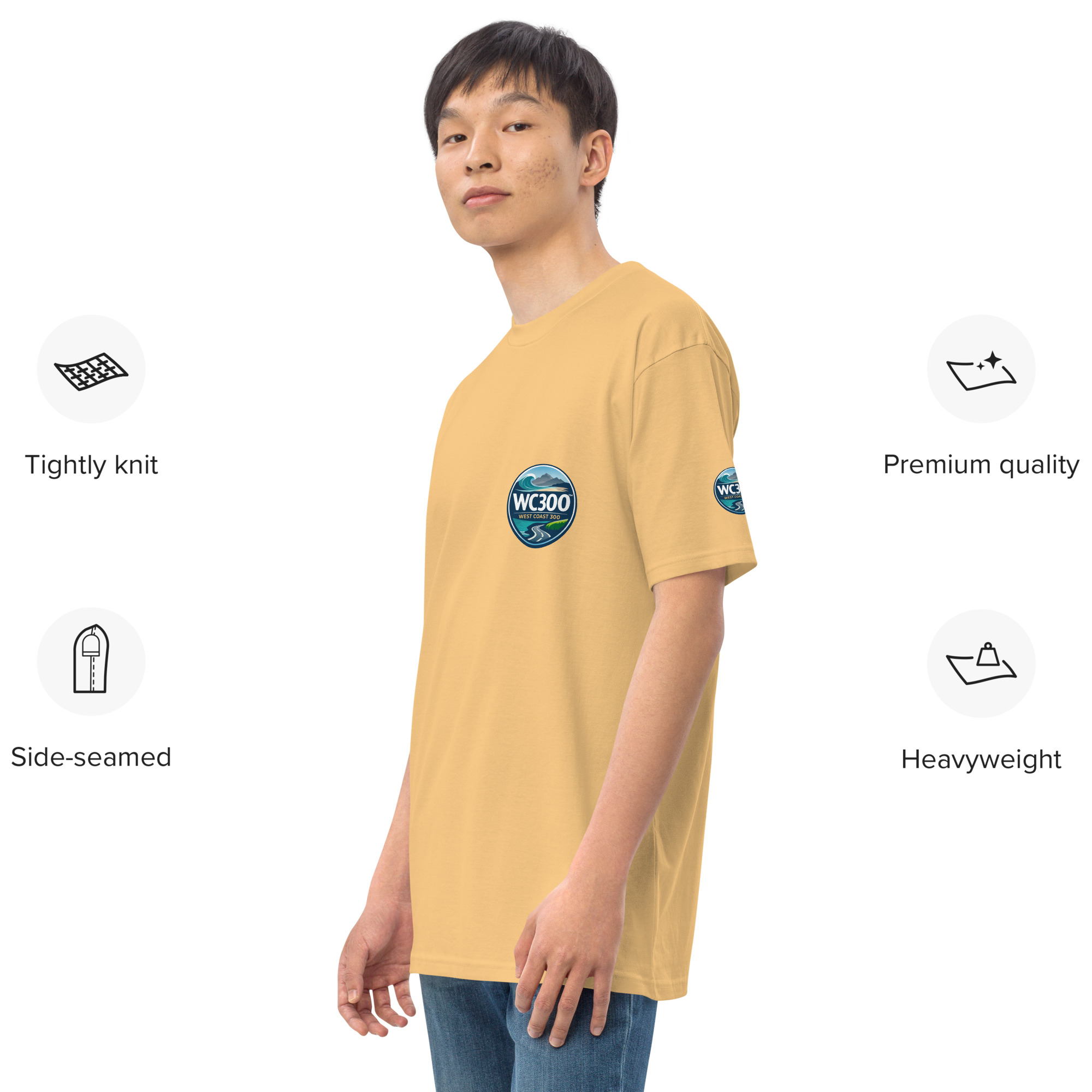 Men’s premium heavyweight tee - Image 12